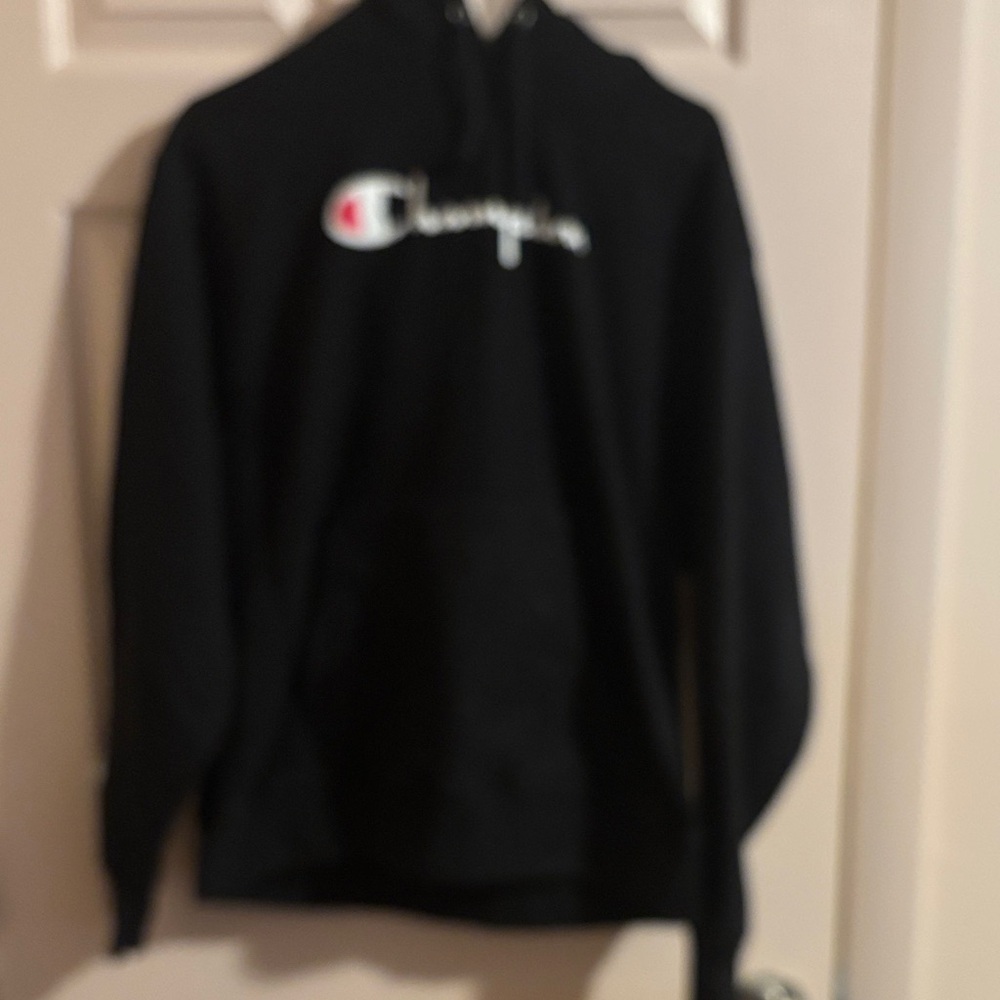 Champion Men's Black Pullover Hoodie